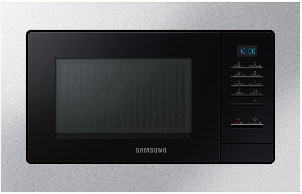 SAMSUNG Micro ondes Encastrable 850W 20L Inox - MS20A7013AT