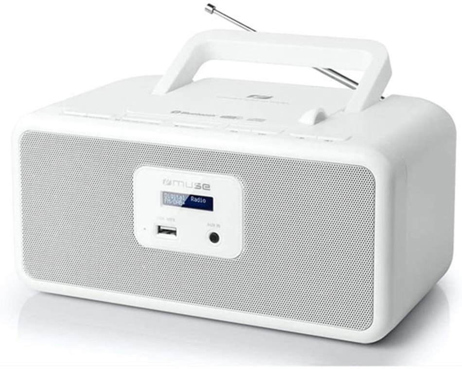 Radio CD MUSE USB Bluetooth Blanc M32DBW