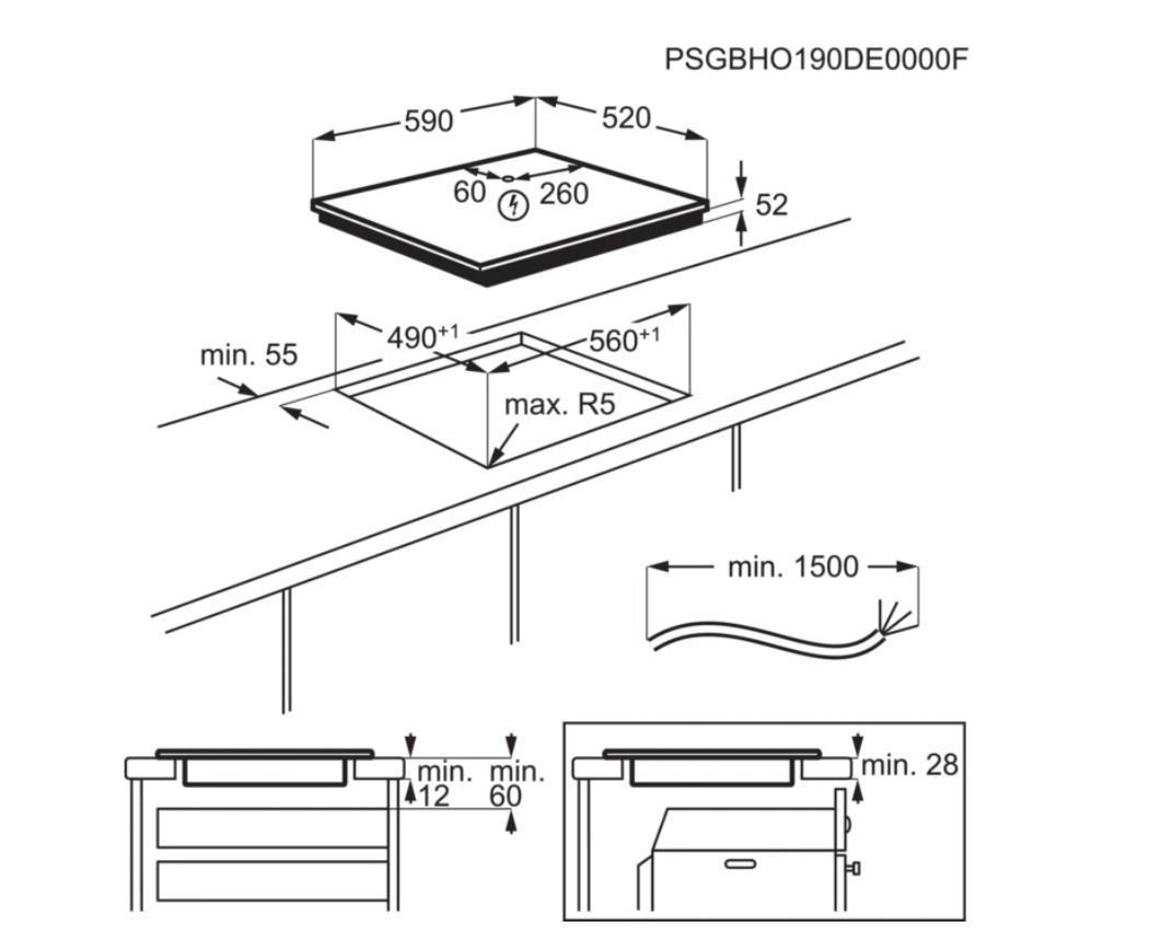 FAURE Plaque induction FITN641K