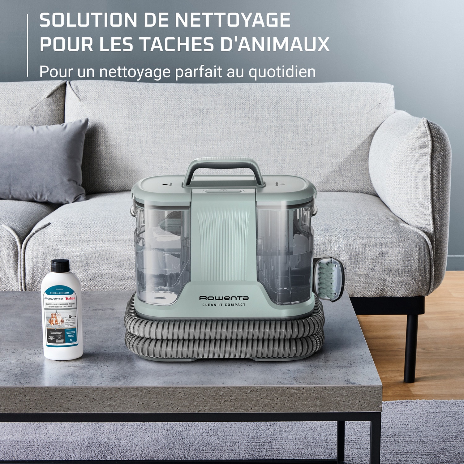 Shampouineuse ROWENTA 400W Eucalyptus - IN3020F0