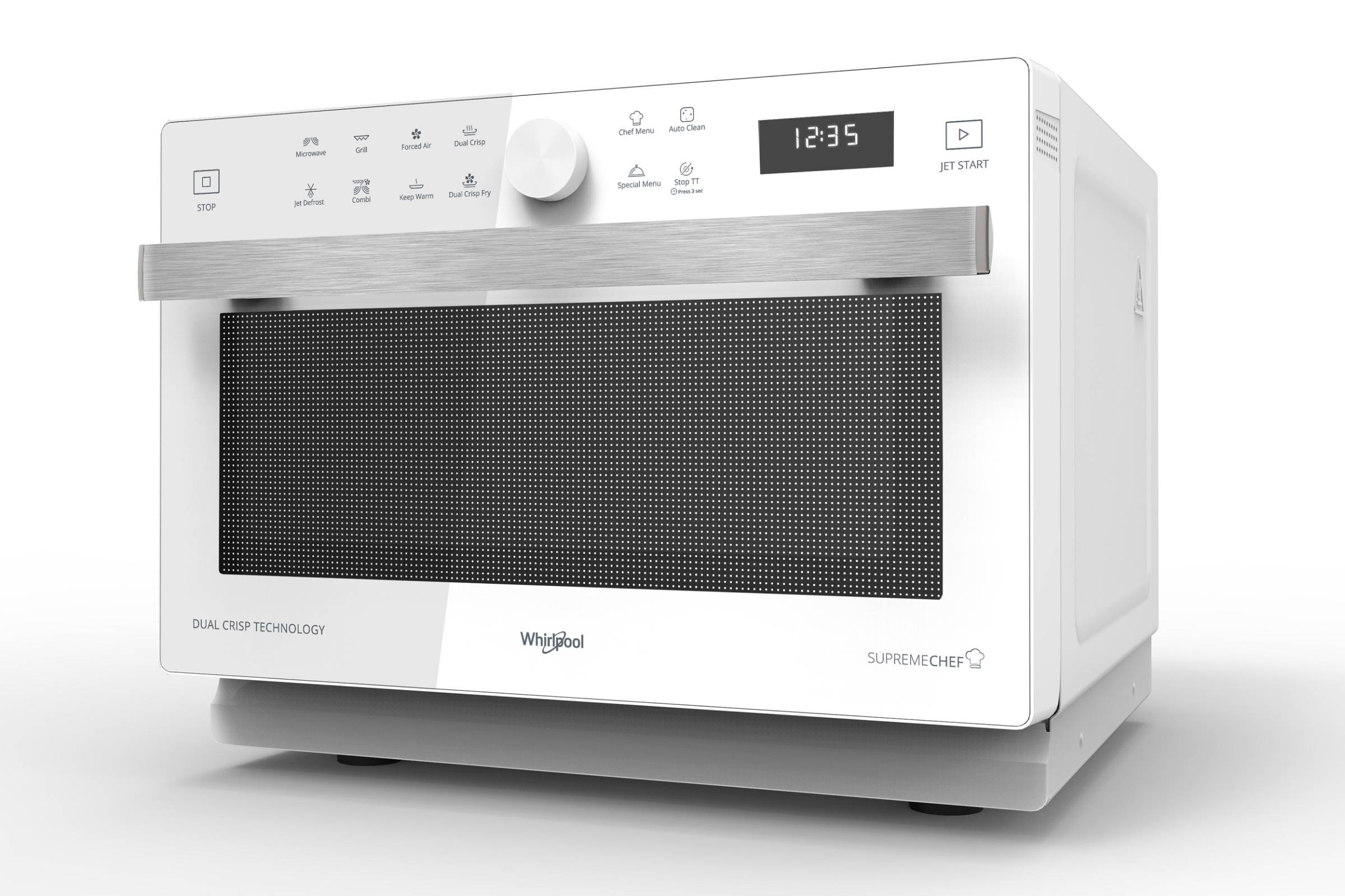 Micro ondes Combiné WHIRLPOOL 1200W 33L Blanc - MWSC833W