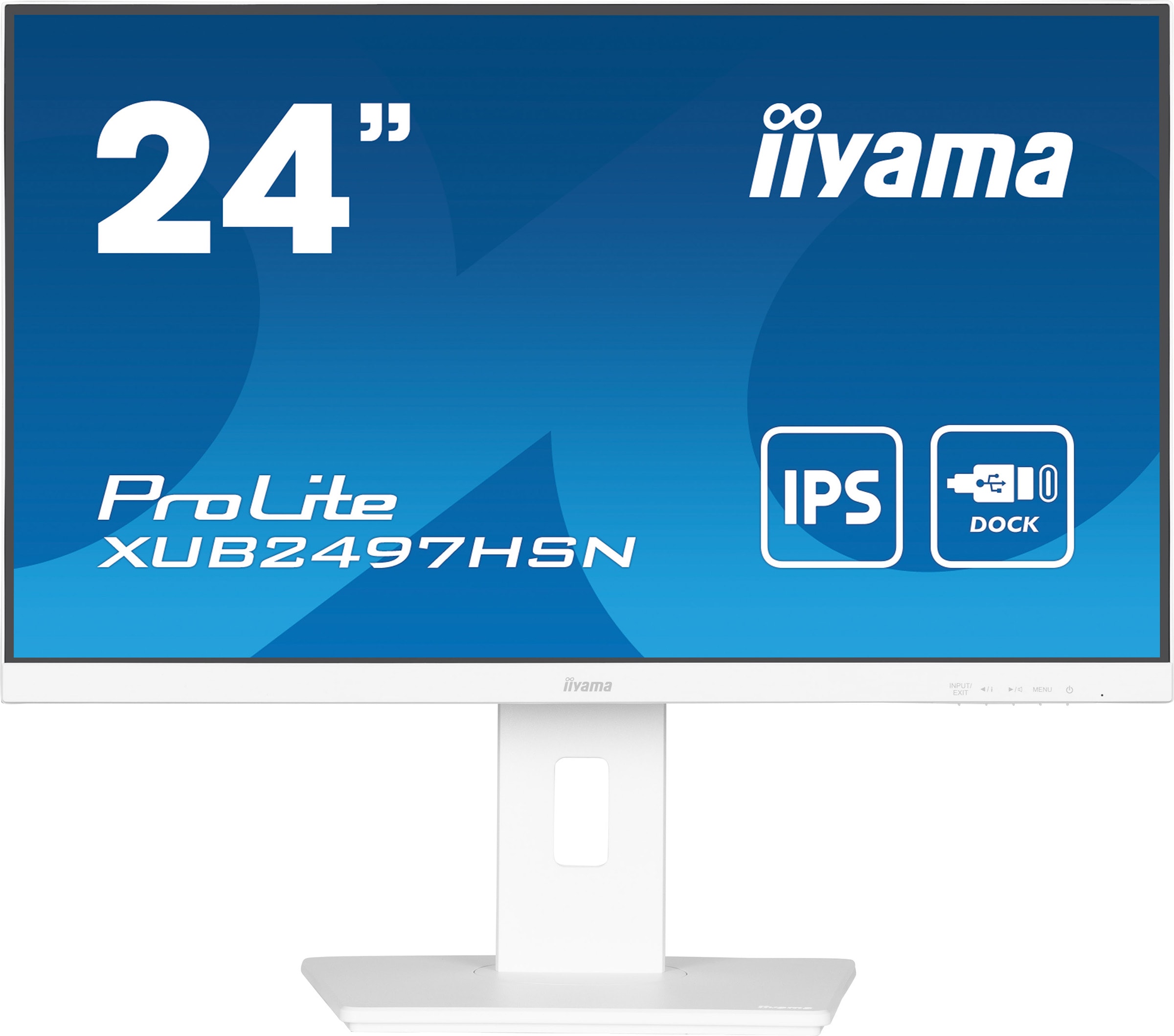Ecran 24 pouces Full HD IIYAMA IPS HDMI DisplayPort Blanc IIXUB2497HSNW2