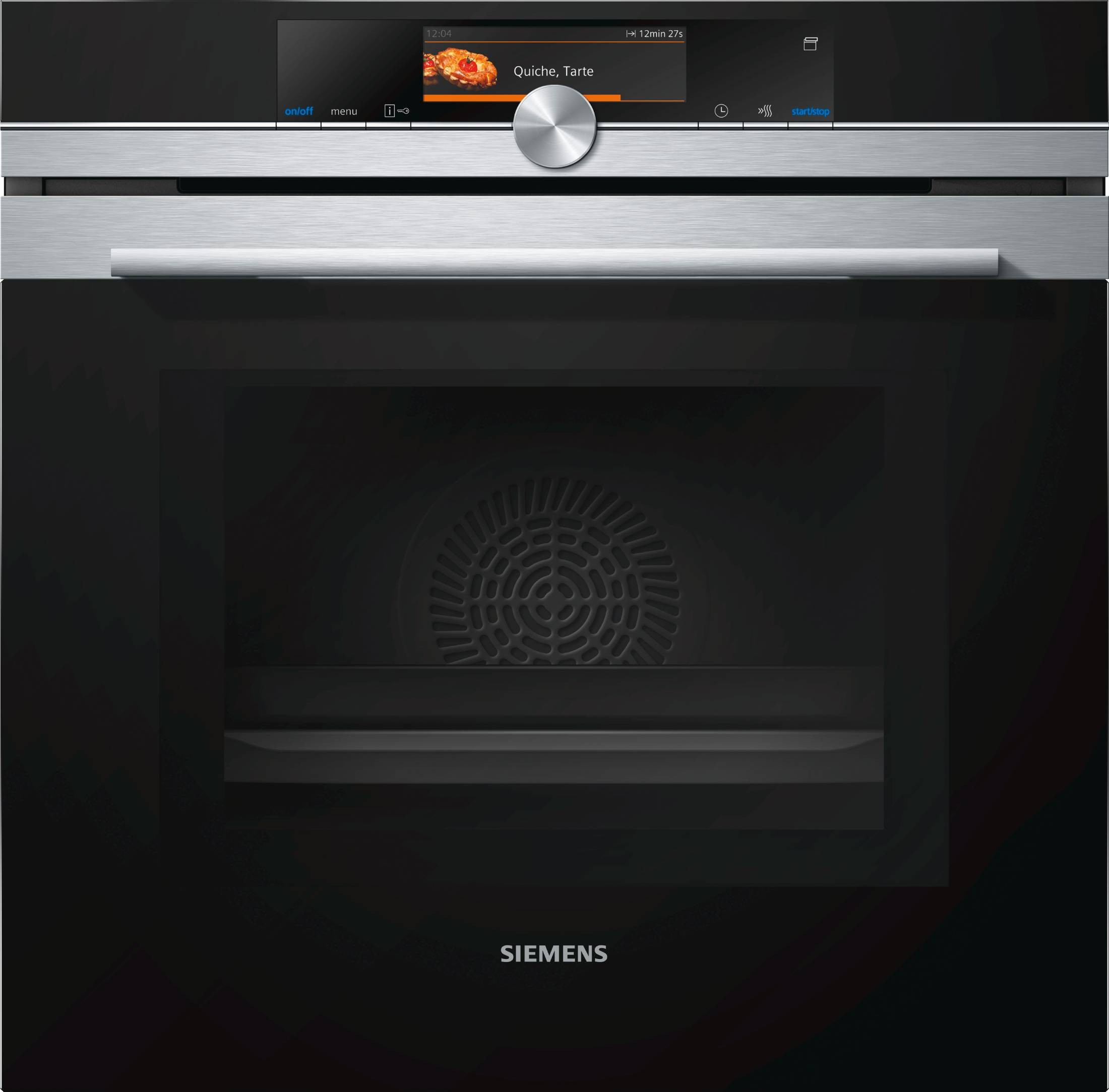 SIEMENS Four encastrable pyrolyse iQ700 VarioSpeed AirPulsé 4D 67L Noir HN678G4S1 SIEMENS Four encastrable pyrolyse iQ700 VarioSpeed AirPulsé 4D 67L Noir HN678G4S1