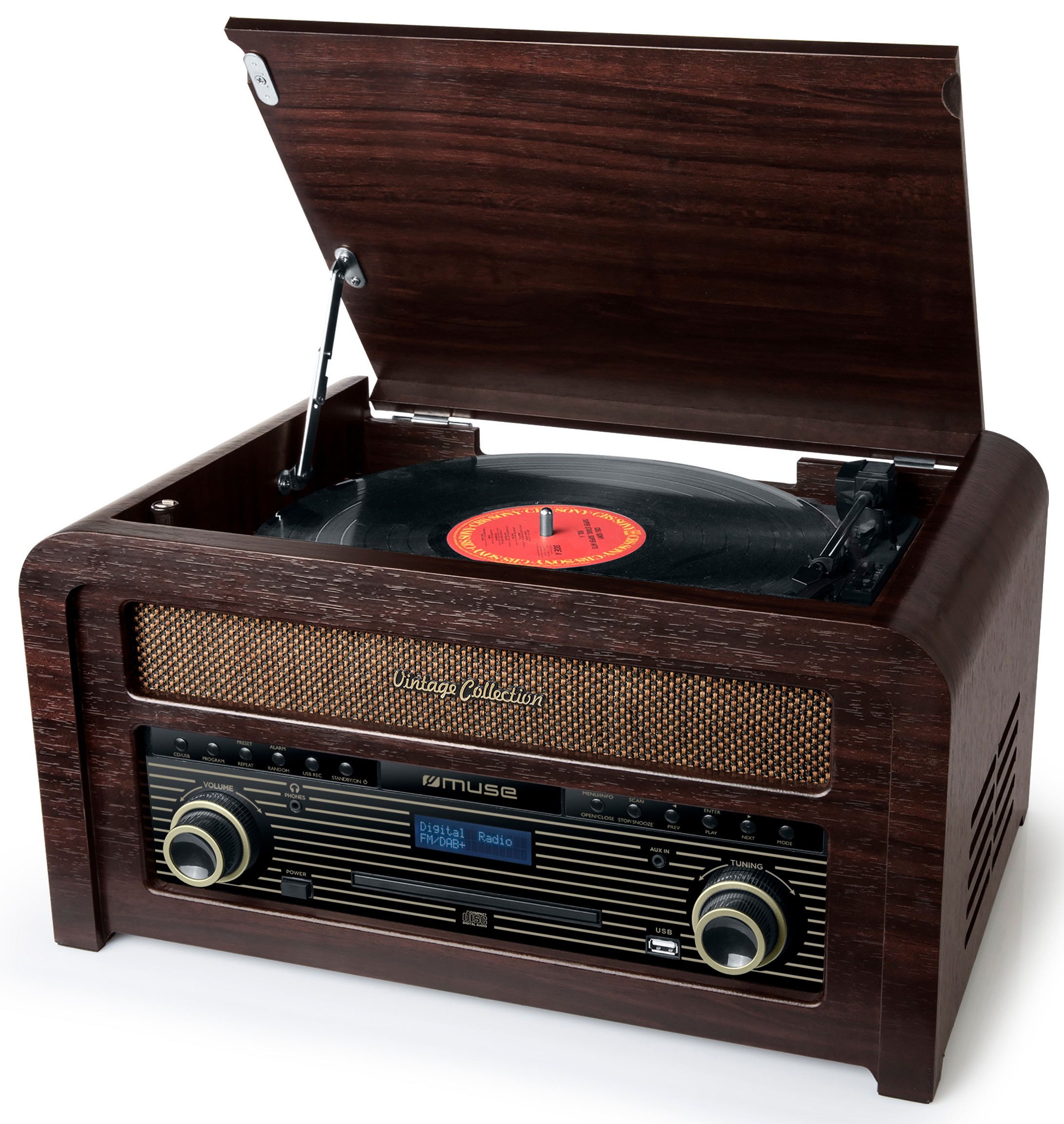 Platine vinyle USB MUSE 20W MT-115DAB