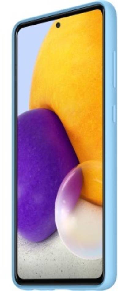 Coque smartphone SAMSUNG A72 silicone Bleue - EF-PA725TL