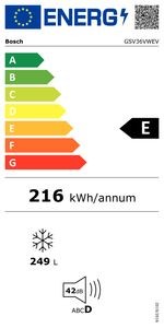 BOSCH Congélateur armoire  - GSV36VWEV