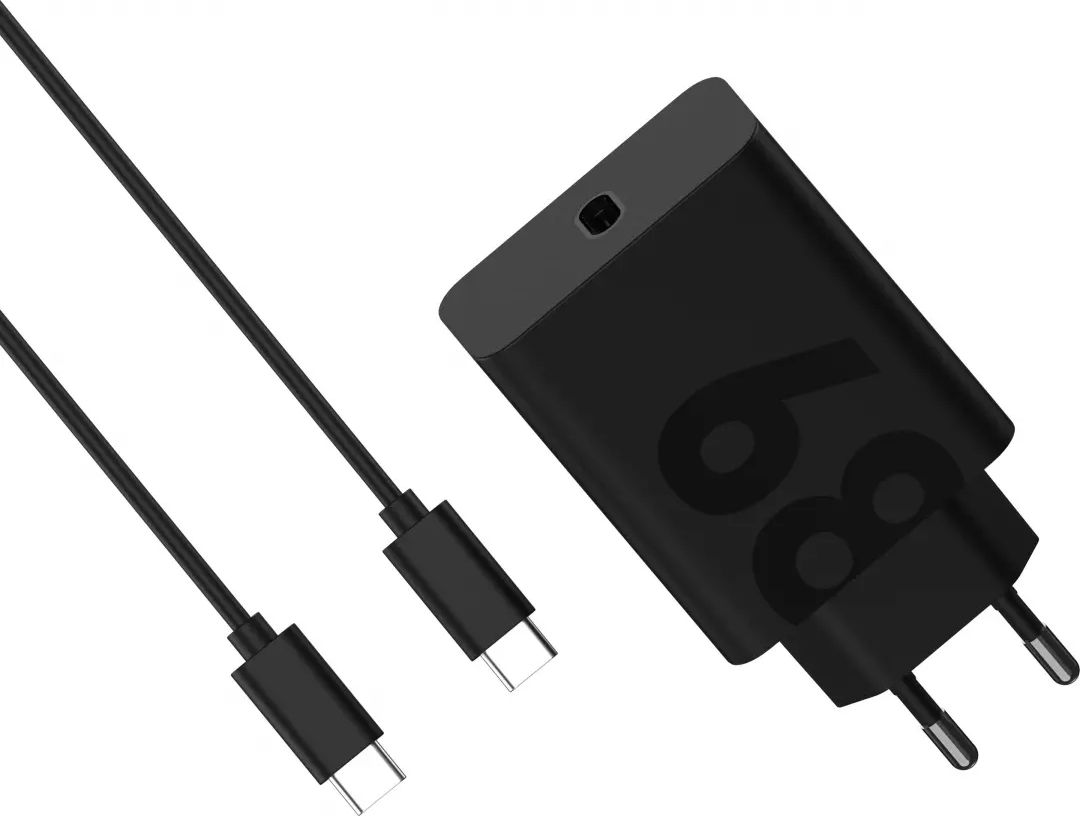 Chargeur secteur MOTOROLA 68W USB-C Câble 1m Noir MOTOCHARGER68W