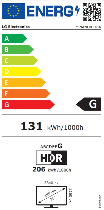 TV LED 4K 189 cm LG - 75NANO81 TV LED 4K 189 cm LG - 75NANO81