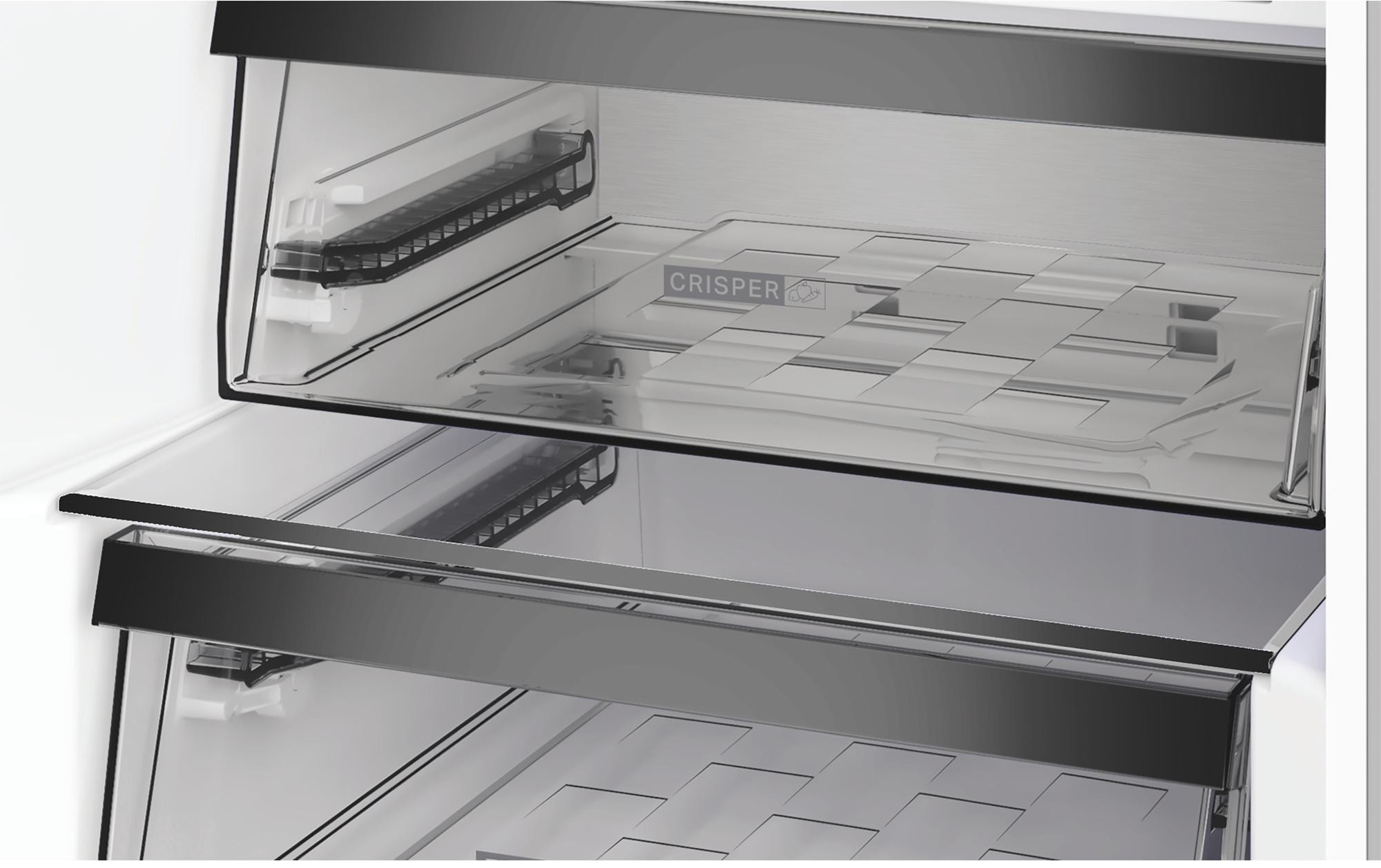 Réfrigérateur congélateur bas WHIRLPOOL Total No Frost, 316L, Noir - WHK25364XBR4E Réfrigérateur congélateur bas WHIRLPOOL Total No Frost, 316L, Noir - WHK25364XBR4E