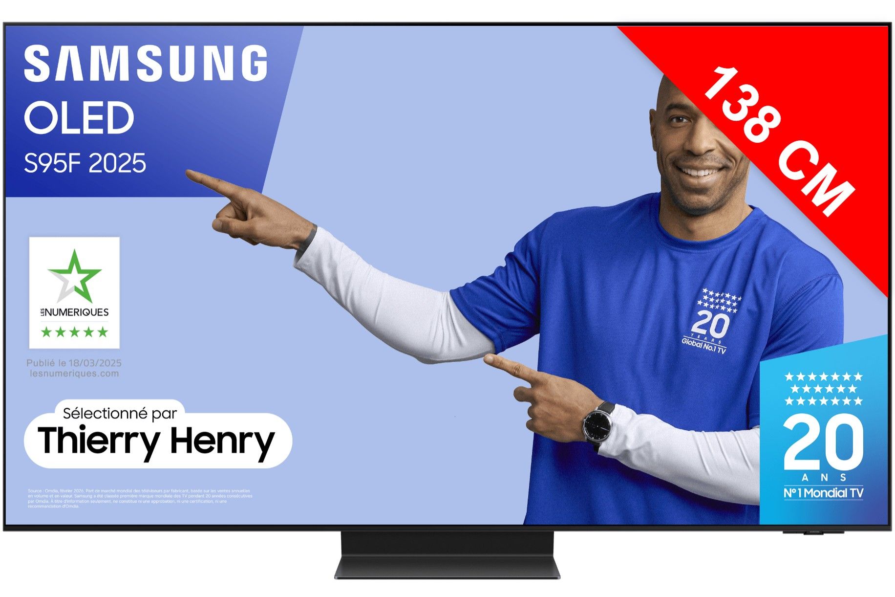 TV OLED 4K 138 cm TQ55S95F