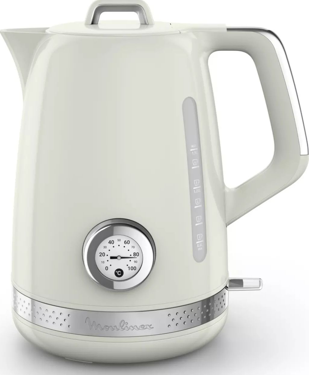 Bouilloire MOULINEX Thermomètre intégré 1,7L 2400W Rise BY355AE0