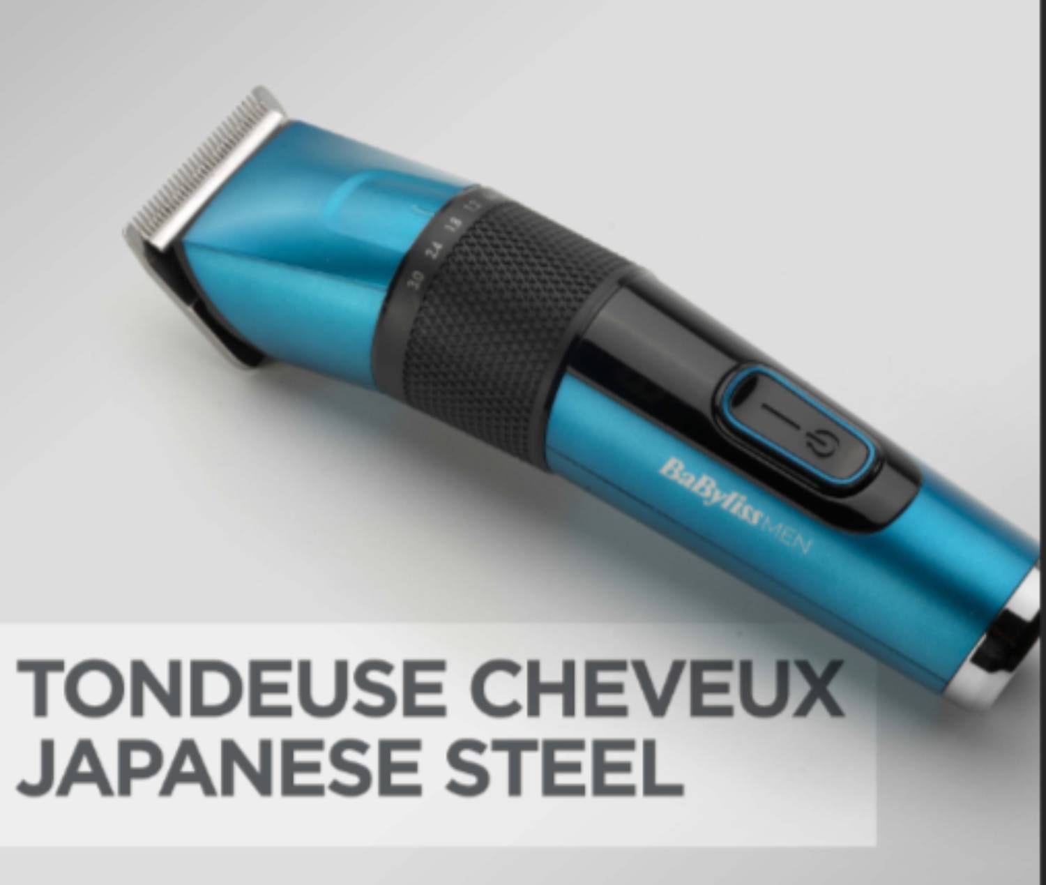 Tondeuse à cheveux BABYLISS Japanese Steel Bleu - E990E Tondeuse à cheveux BABYLISS Japanese Steel Bleu - E990E