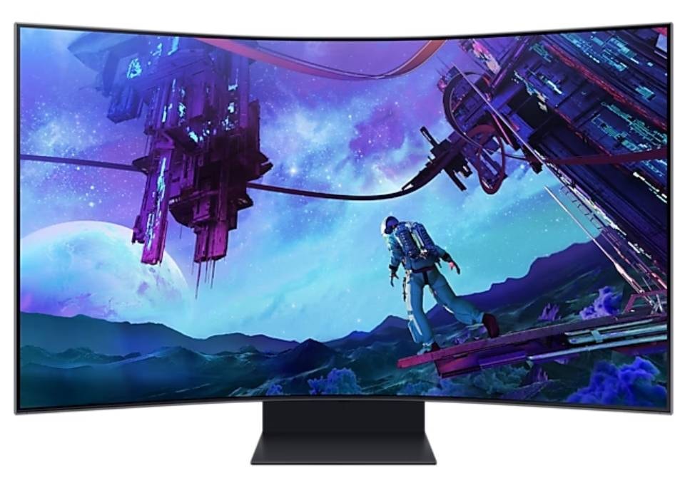 Ecran PC Gamer 55 pouces incurvé SAMSUNG , Mini-Led, 165Hz, 1ms, Noir - LS55CG970NUXEN