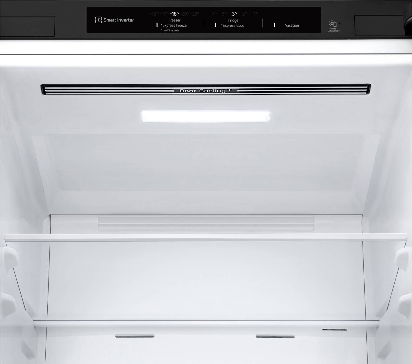 Réfrigérateur congélateur bas LG , Froid No Frost, 387L, Noir - GBV22NCDEP Réfrigérateur congélateur bas LG , Froid No Frost, 387L, Noir - GBV22NCDEP