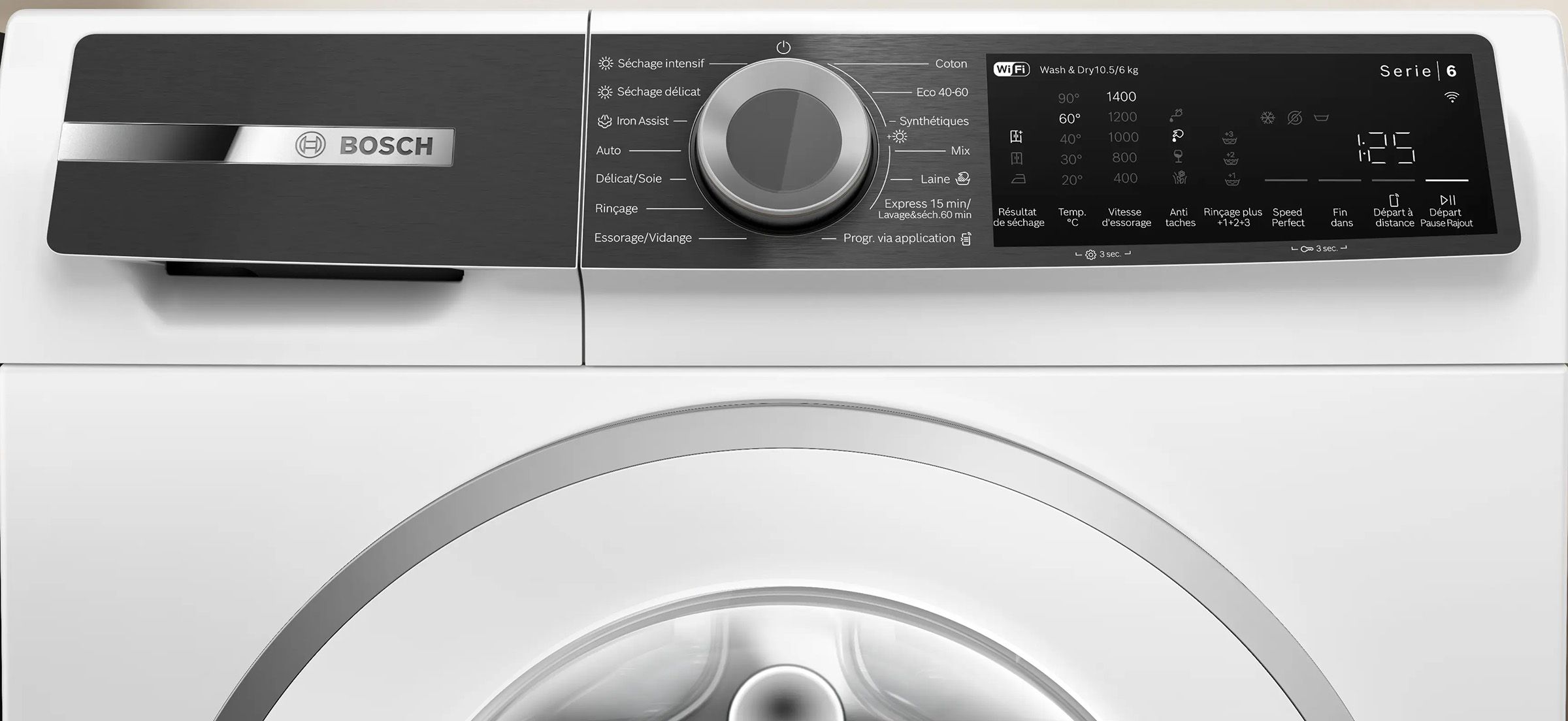 Lave linge sechant Frontal BOSCH  - WNG25402FR