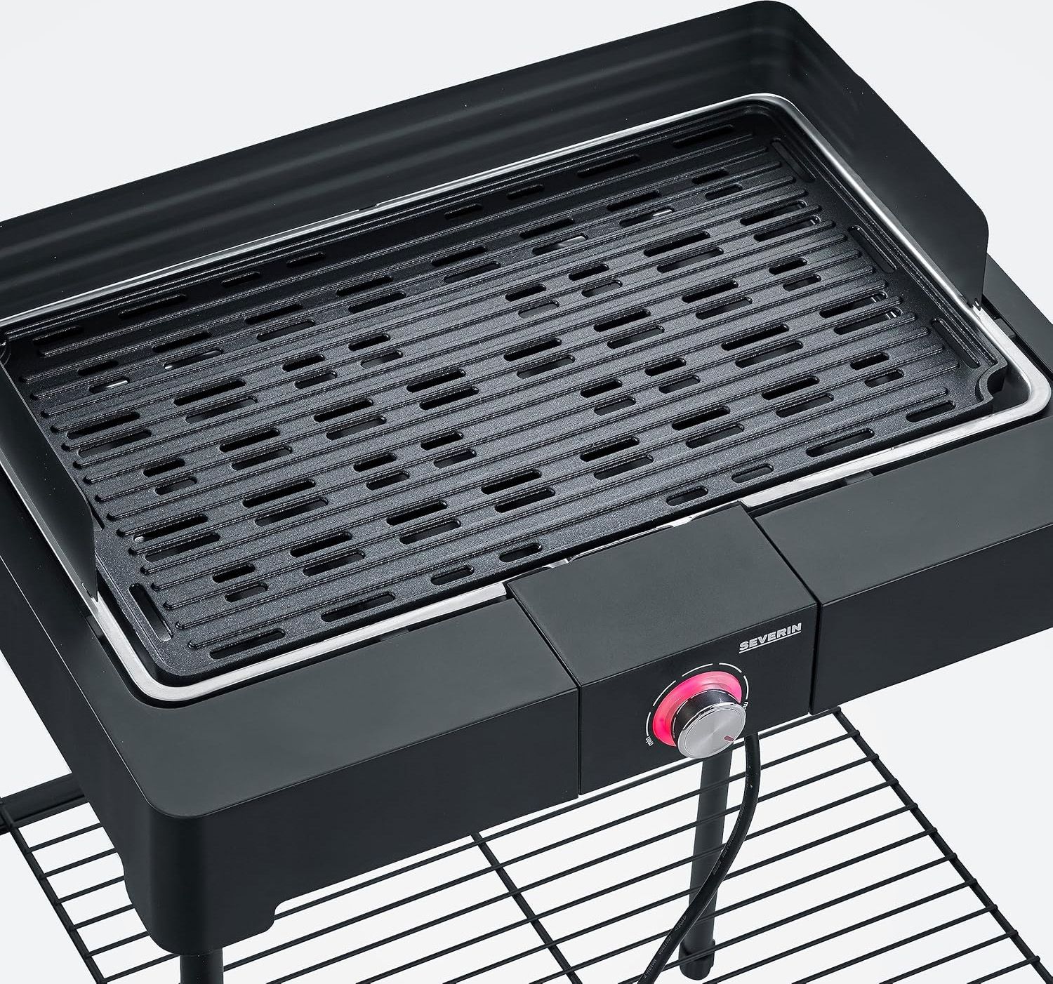 Barbecue électrique SEVERIN 44.5x26cm Fonte d'aluminium Noir - PG8568