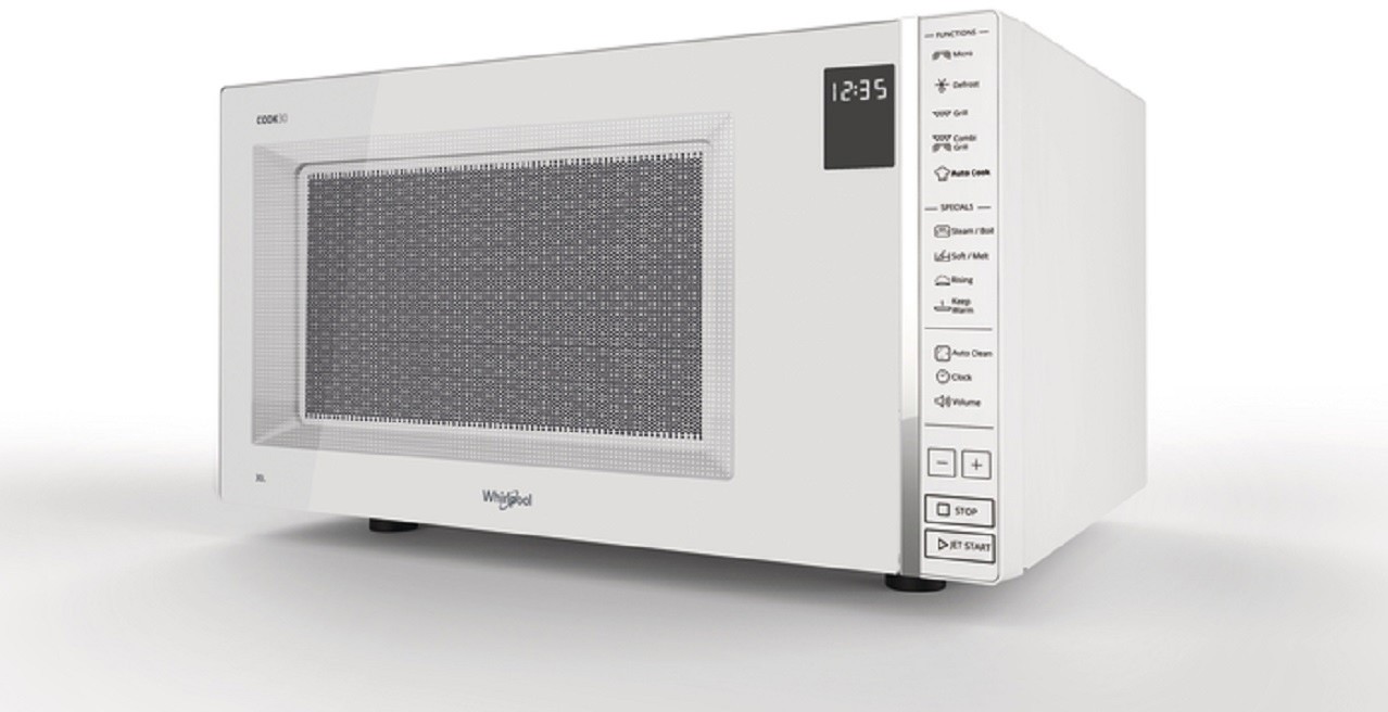 Micro ondes Grill WHIRLPOOL Auto Cook 900W 30LBlanc - MWP304W