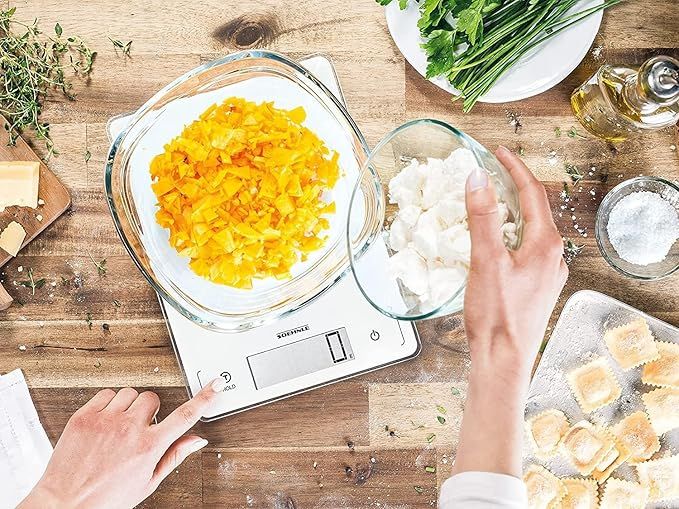 Balance de cuisine SOEHNLE 20kg Sensor Touch Maintien affichage Blanc - 61507