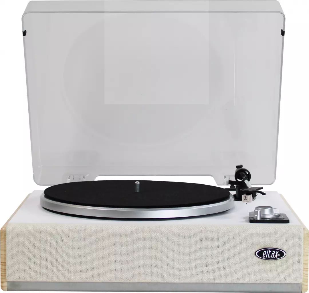 Platine disque ELTAX Courroie Amplifiée Bluetooth Blanc SPINSTER