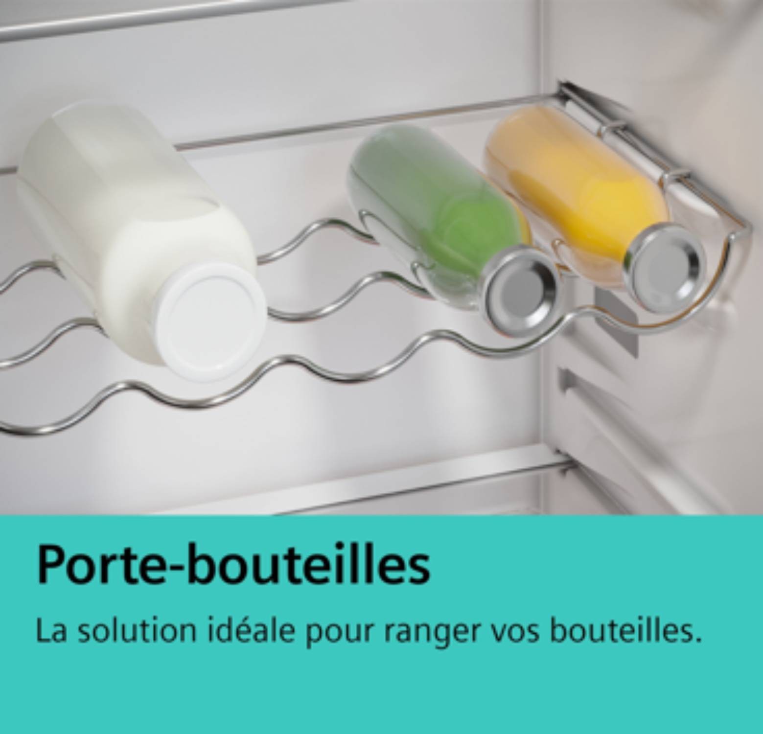 Réfrigérateur congélateur bas SIEMENS , IQ500, Froid Brassé, 413L, Inox - KG49EAICA