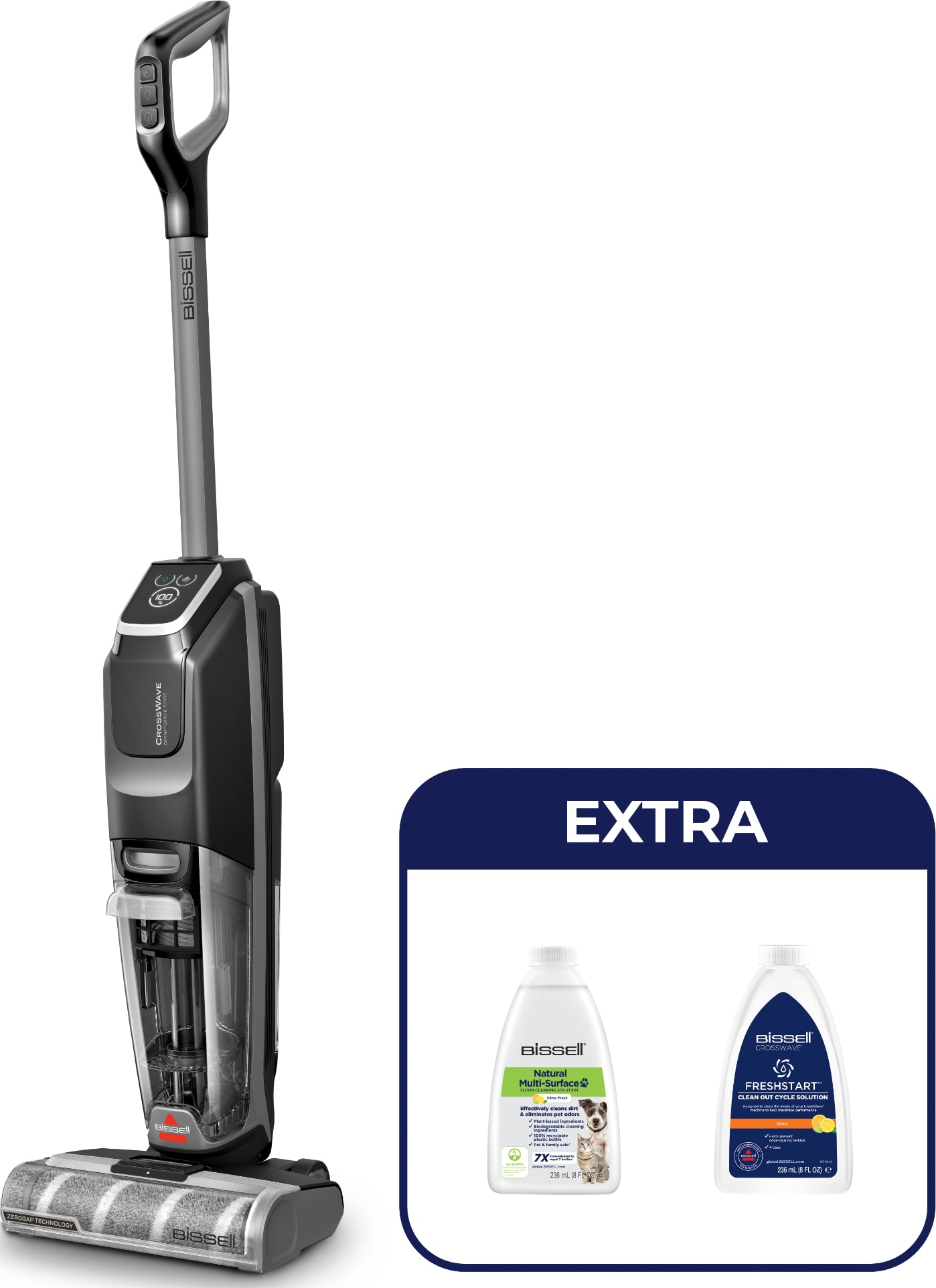Aspirateur laveur BISSELL CrossWave Noir - 3999N