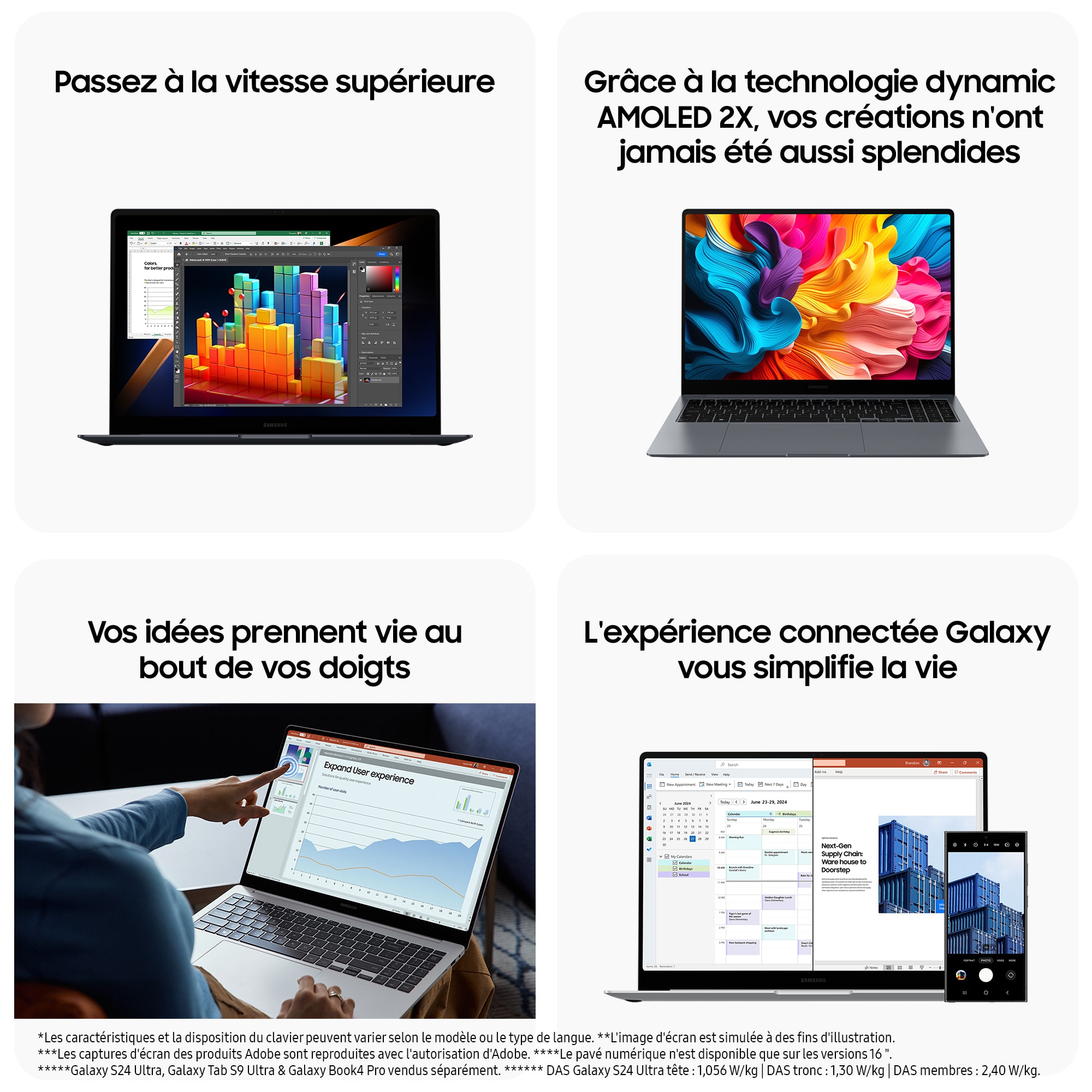 Ordinateur portable tactile SAMSUNG - NP940XGK-KG3FR Ordinateur portable tactile SAMSUNG - NP940XGK-KG3FR