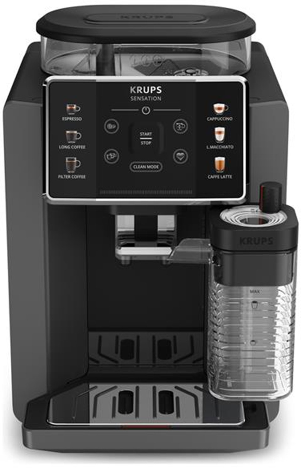Robot expresso KRUPS Milk Maestro Gris EA912HF1