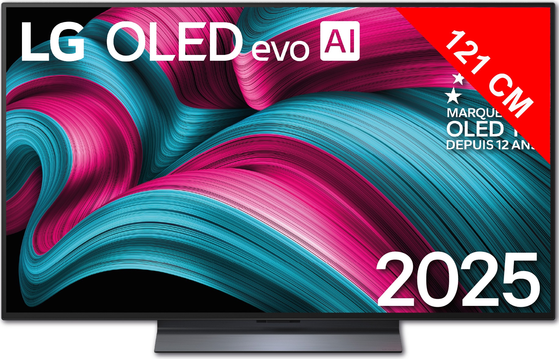 TV OLED 4K 121 cm LG 48" 4K 144Hz Noir OLED48C54