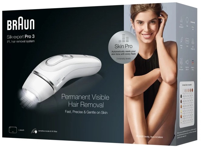 Epilateur lumière pulsée BRAUN SILK Expert Pro 3 - PL3020