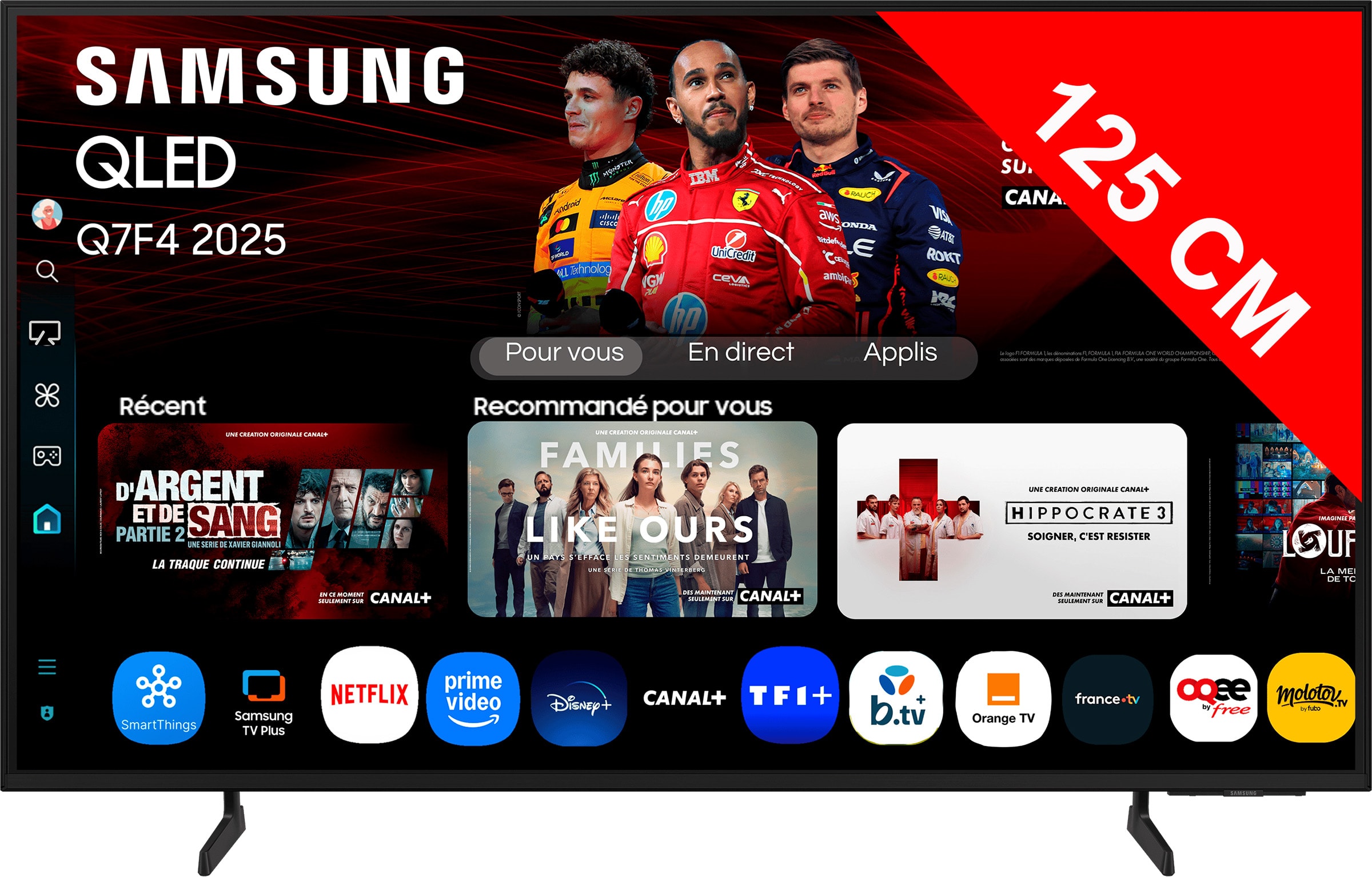 TV QLED 4K 125 cm SAMSUNG  TQ50Q7F4
