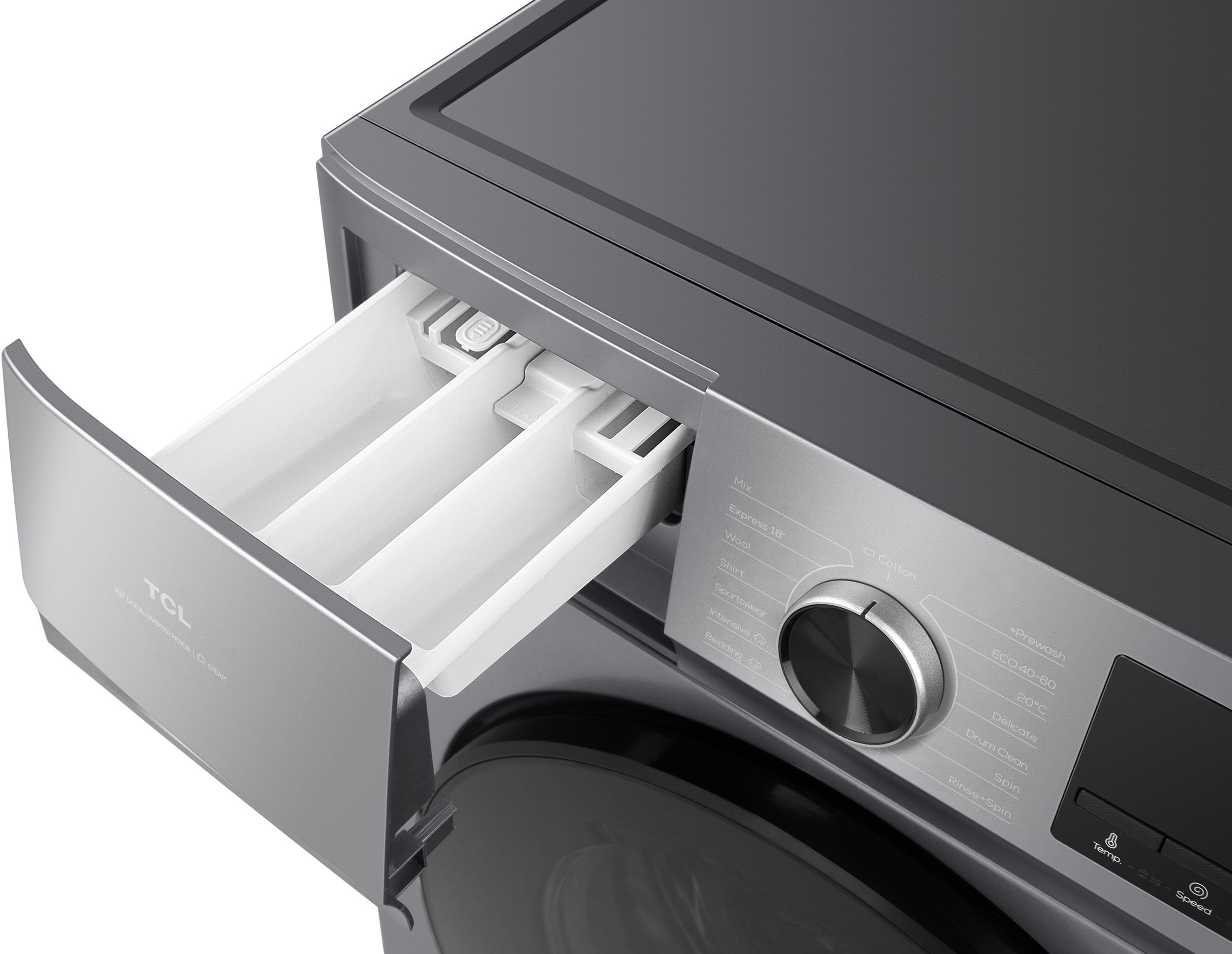 Lave linge Frontal TCL 1400 tr/min, 9Kg, Anthracite - FF0924SA0FR Lave linge Frontal TCL 1400 tr/min, 9Kg, Anthracite - FF0924SA0FR
