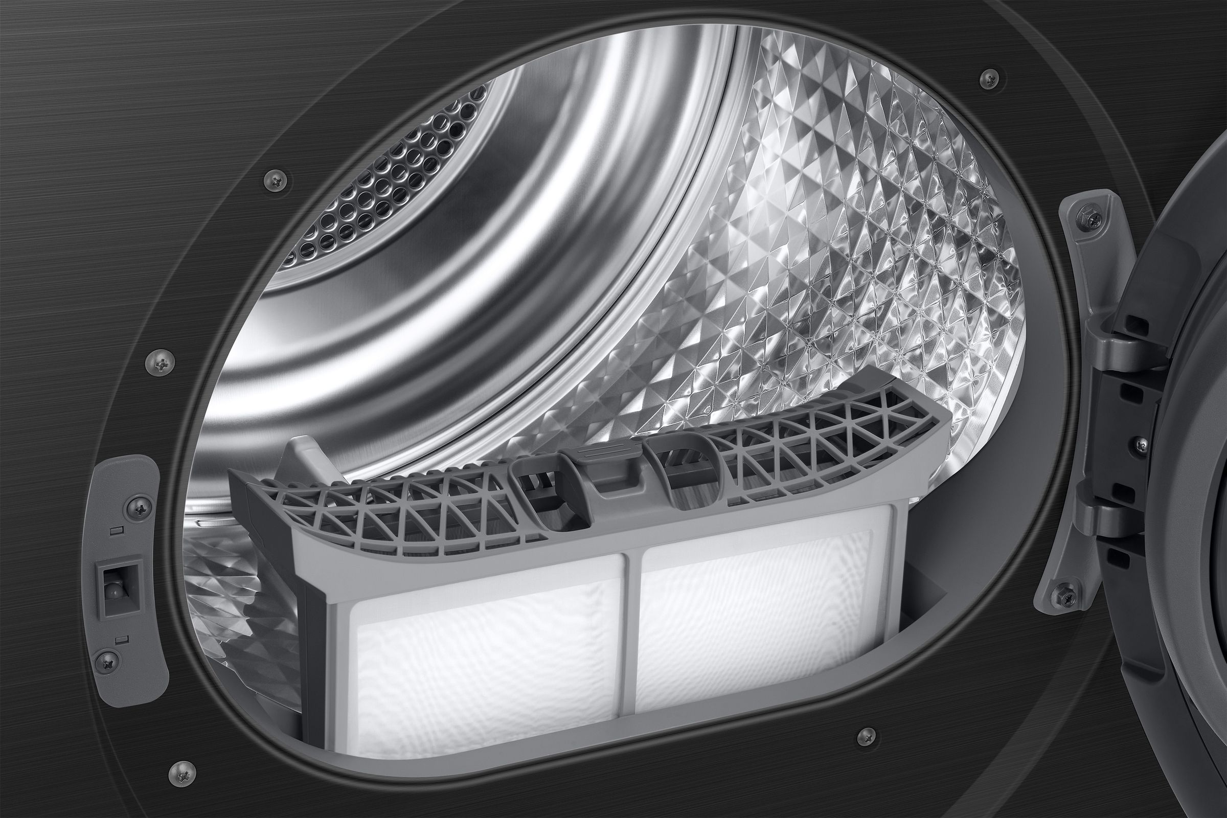 Sèche-linge pompe à chaleur SAMSUNG 9kg Moteur induction Connecté Noir - DV90DG6845LBU3