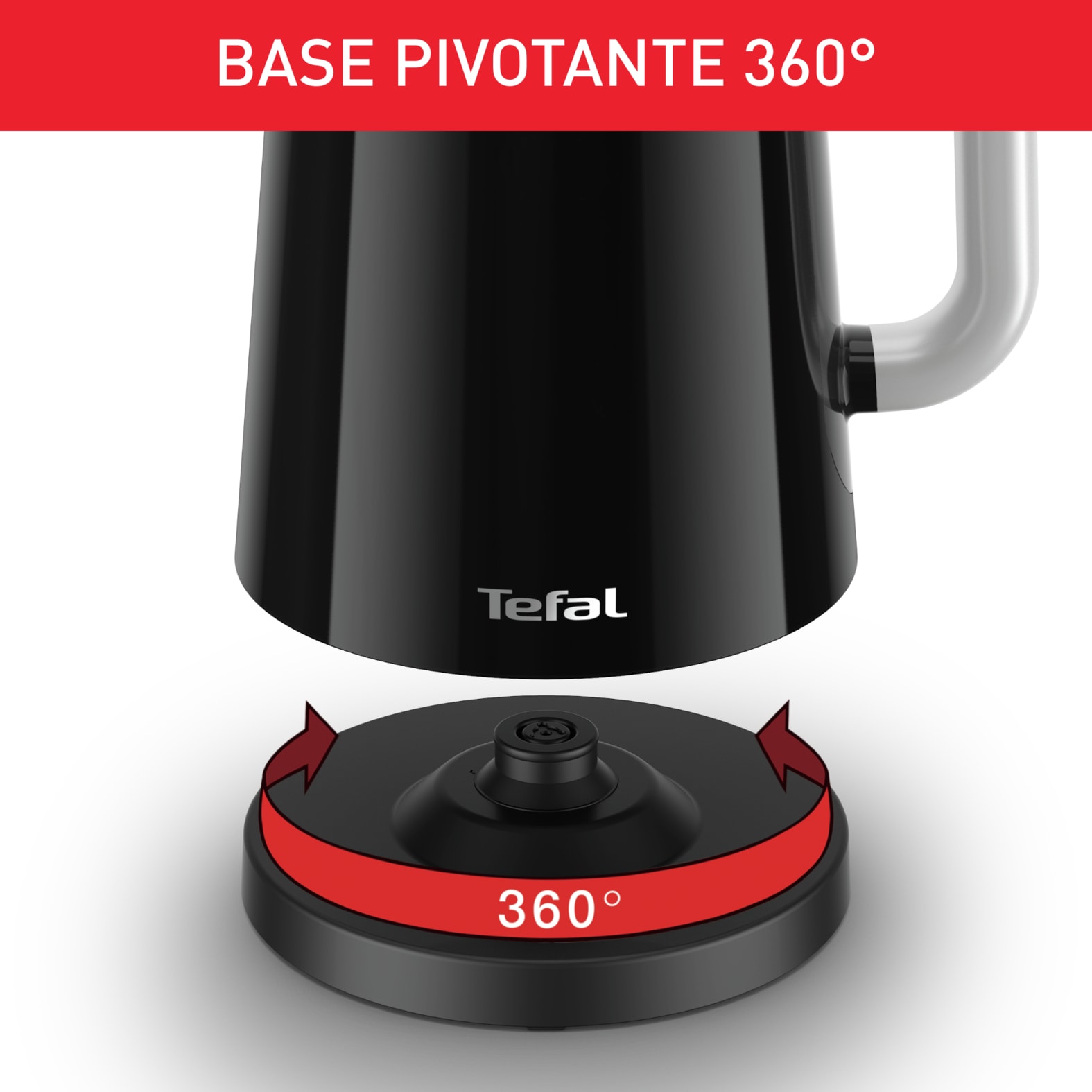 Bouilloire TEFAL Température réglable 1L Noir - KO854830