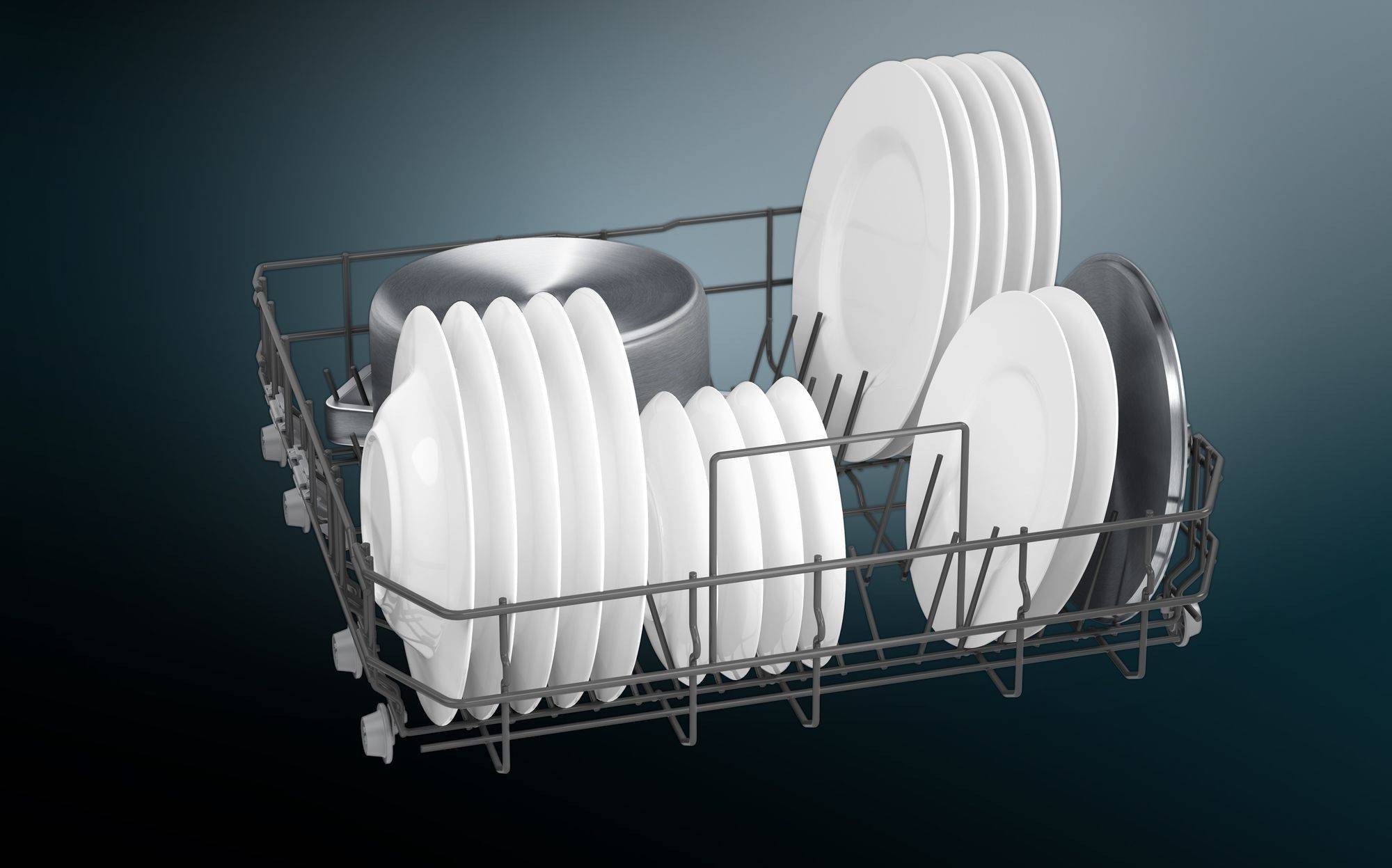 SIEMENS Lave vaisselle tout integrable 60 cm iQ100 5 programmes Home Connect 46dB 13 couverts  - SN61HX08VE