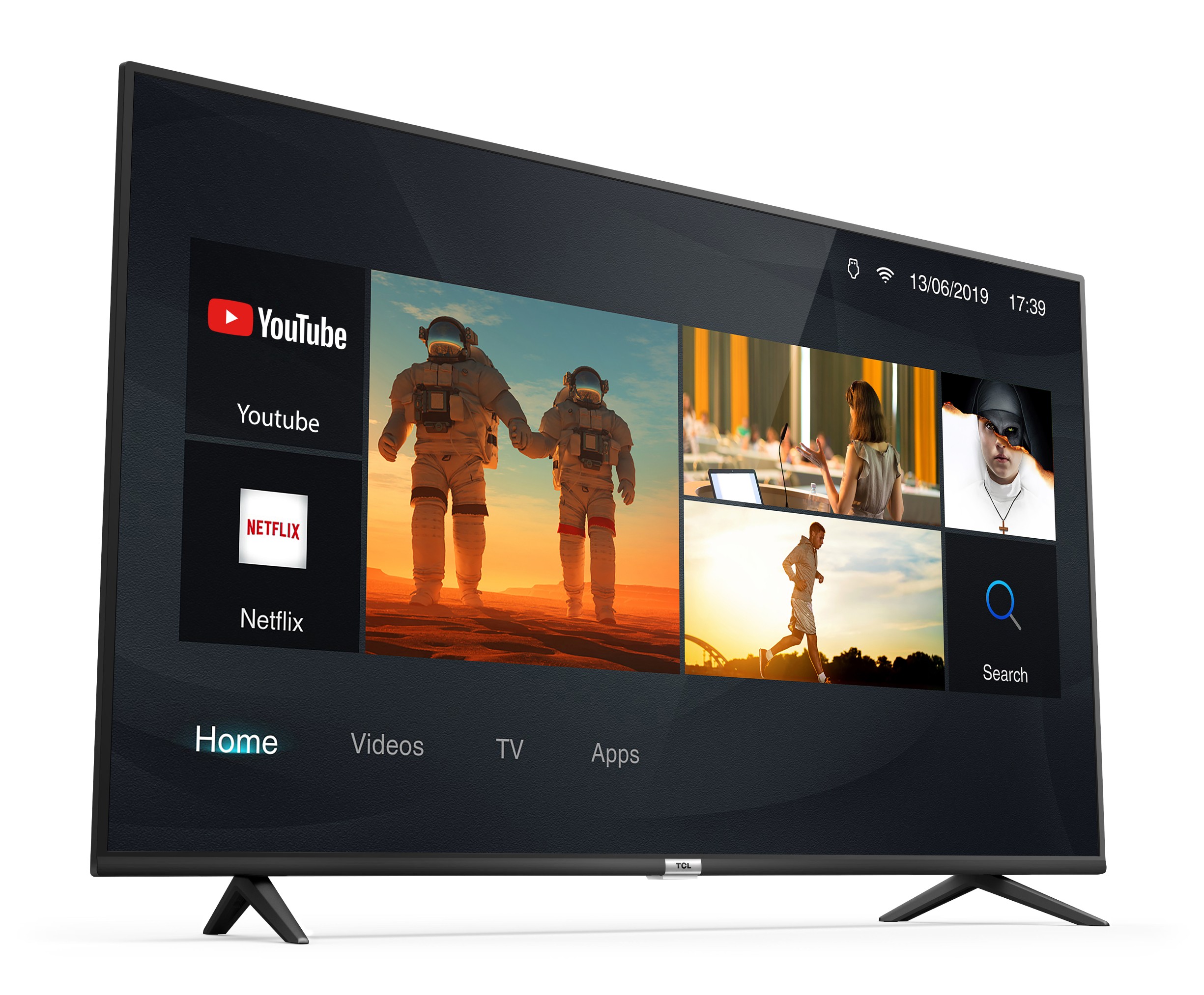 TCL TV LED 4K 108 cm 43P610