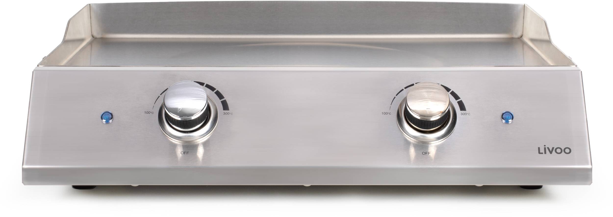 Plancha LIVOO 51x36cm Acier inoxydable Inox DOC302