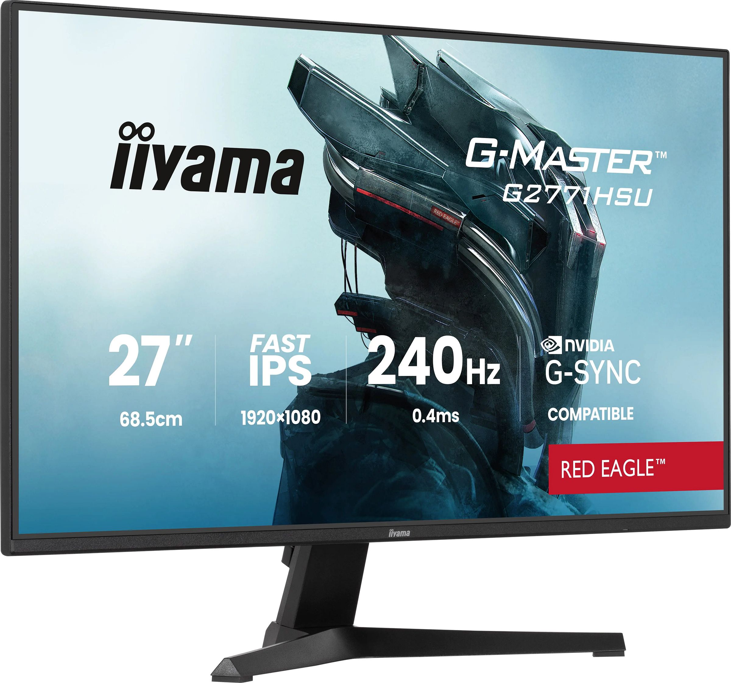 Ecran 27 pouces Full HD IIYAMA 240Hz 0.4ms IPS Noir - IIG2771HSUB1