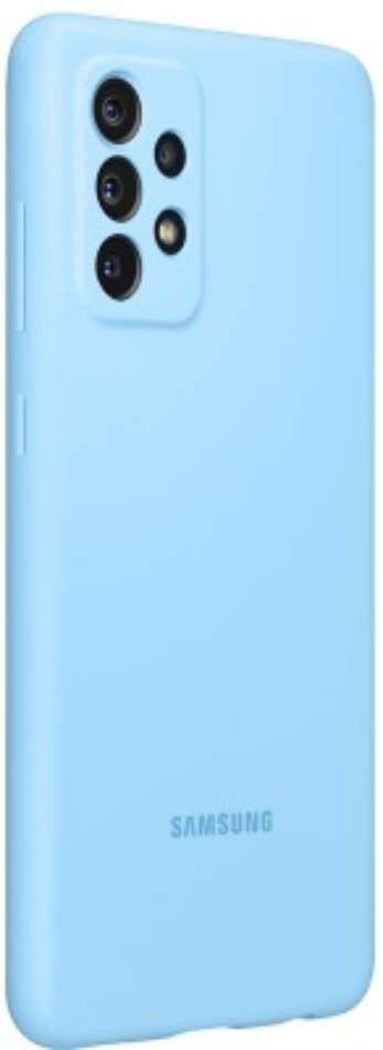 Coque smartphone SAMSUNG A72 silicone Bleue - EF-PA725TL