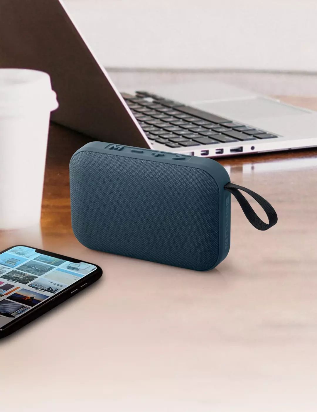 Enceinte bluetooth MUSE 5W Mains-libres Couplage stéréo Bleu - M307BT