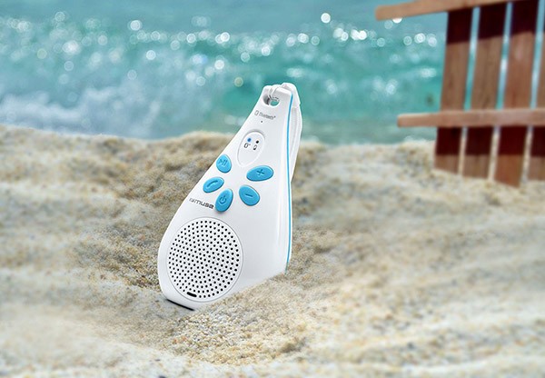 Enceinte bluetooth MUSE IPX4 Mains-libres Blanc - M320BT