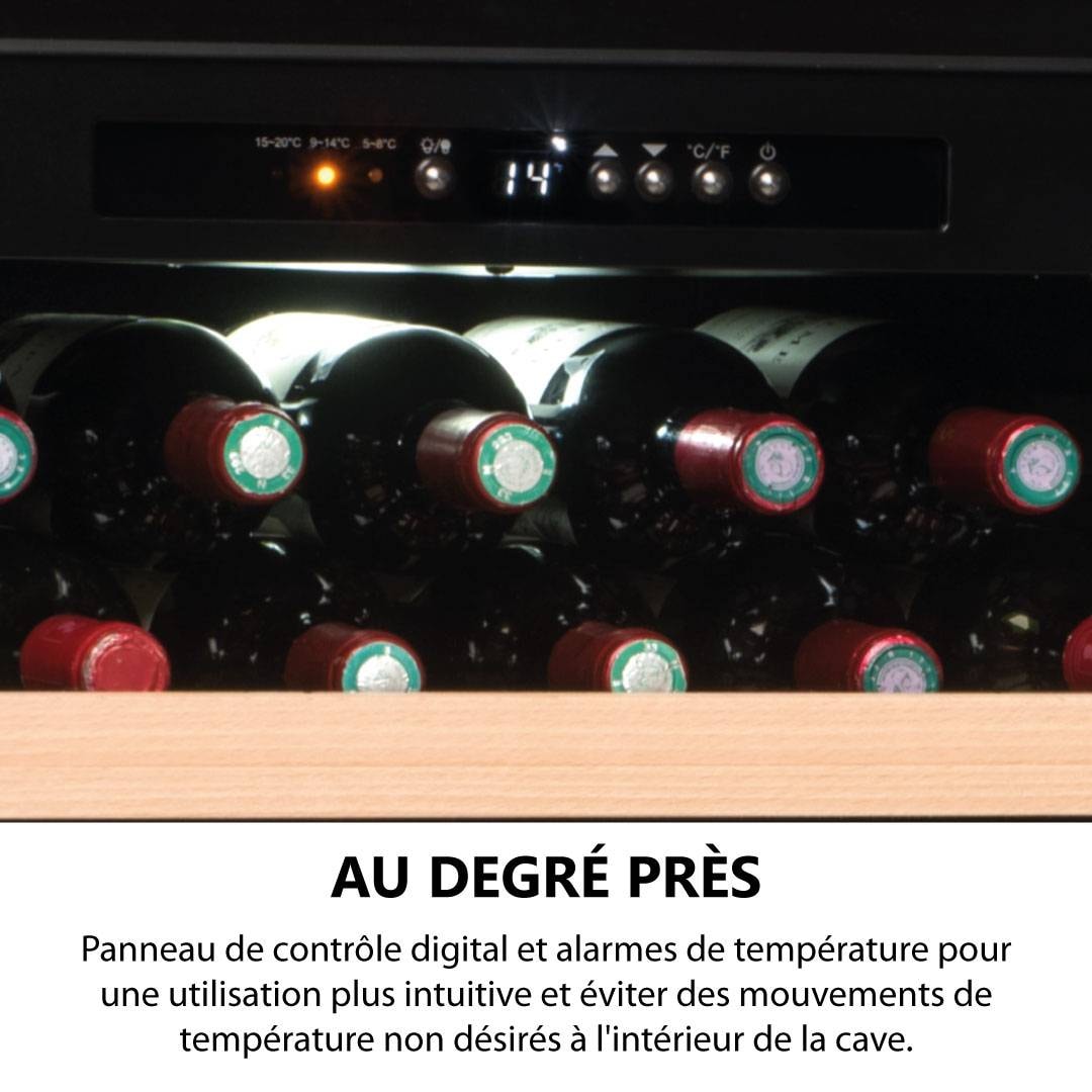 Cave à vin de vieillissement LA SOMMELIERE 165 bouteilles - CTP177A