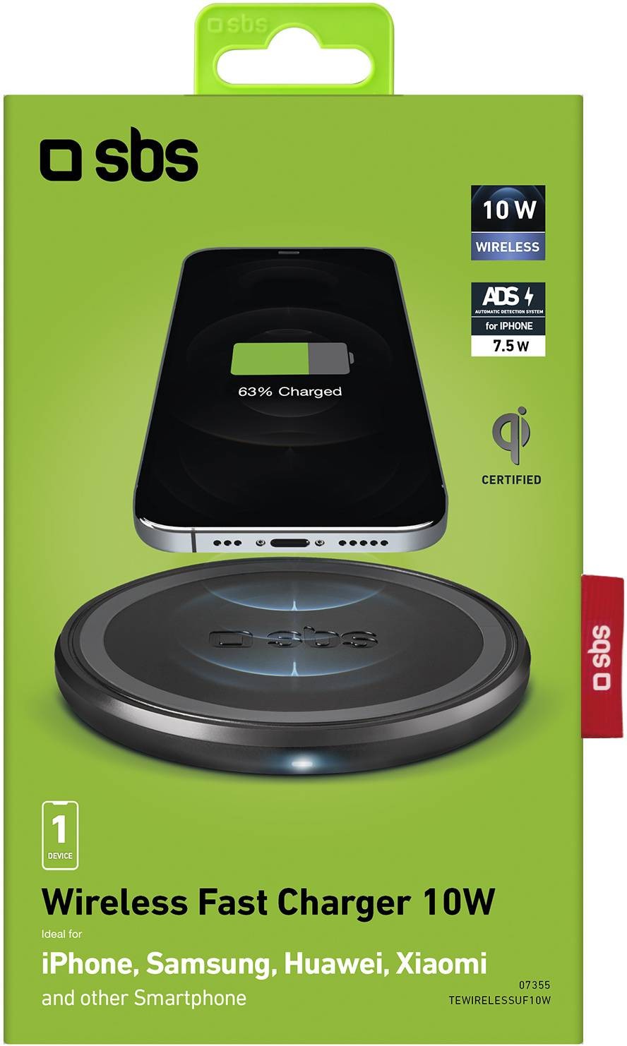 Chargeur induction SBS  - STATION-CHARG-IND10W