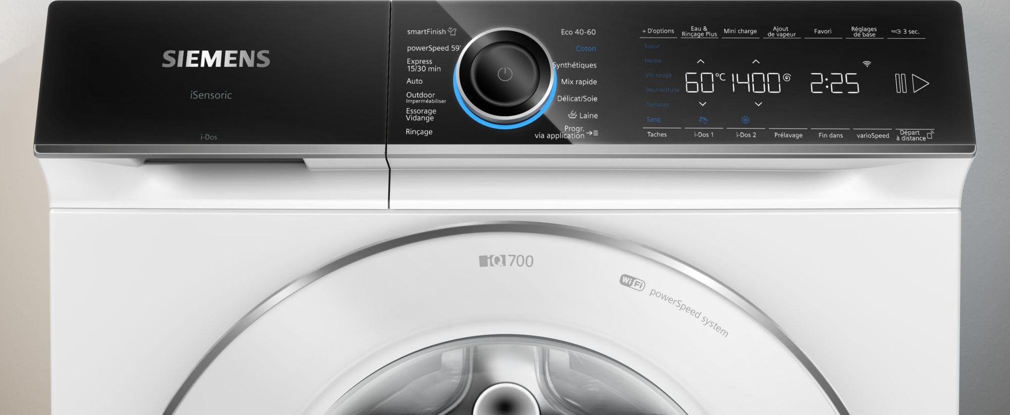 Lave linge Frontal SIEMENS 11kg 1400trs/min Blanc - WG64B2A9FR