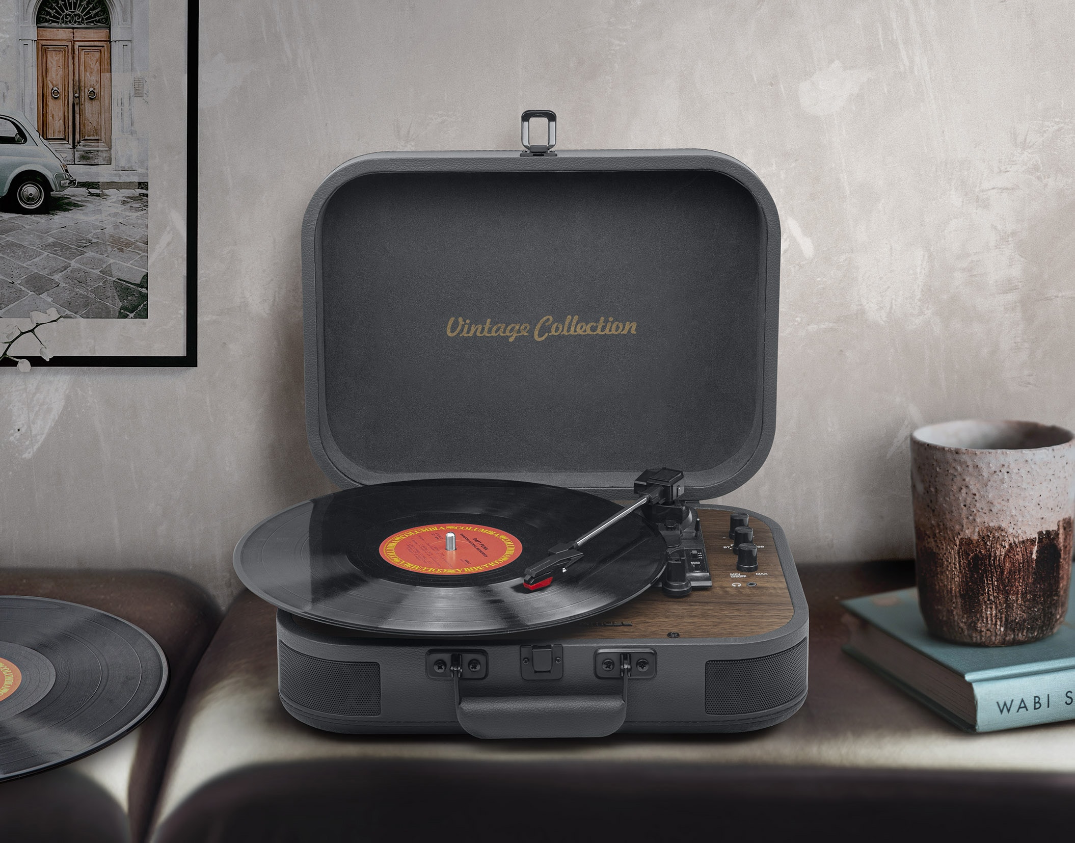 Platine vinyle USB MUSE 2x5W - MT-207DGB