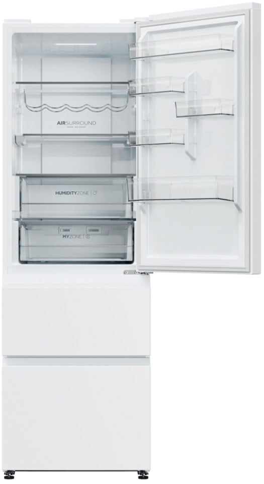 Réfrigérateur congélateur bas HAIER No Frost, Humidity Zone, 360L Blanc - HTW5618ENPW Réfrigérateur congélateur bas HAIER No Frost, Humidity Zone, 360L Blanc - HTW5618ENPW
