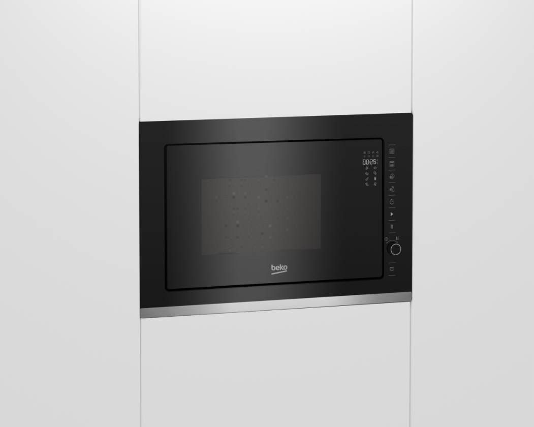 Micro ondes Grill Encastrable BEKO 1000W 25L Noir - BMGB25333X