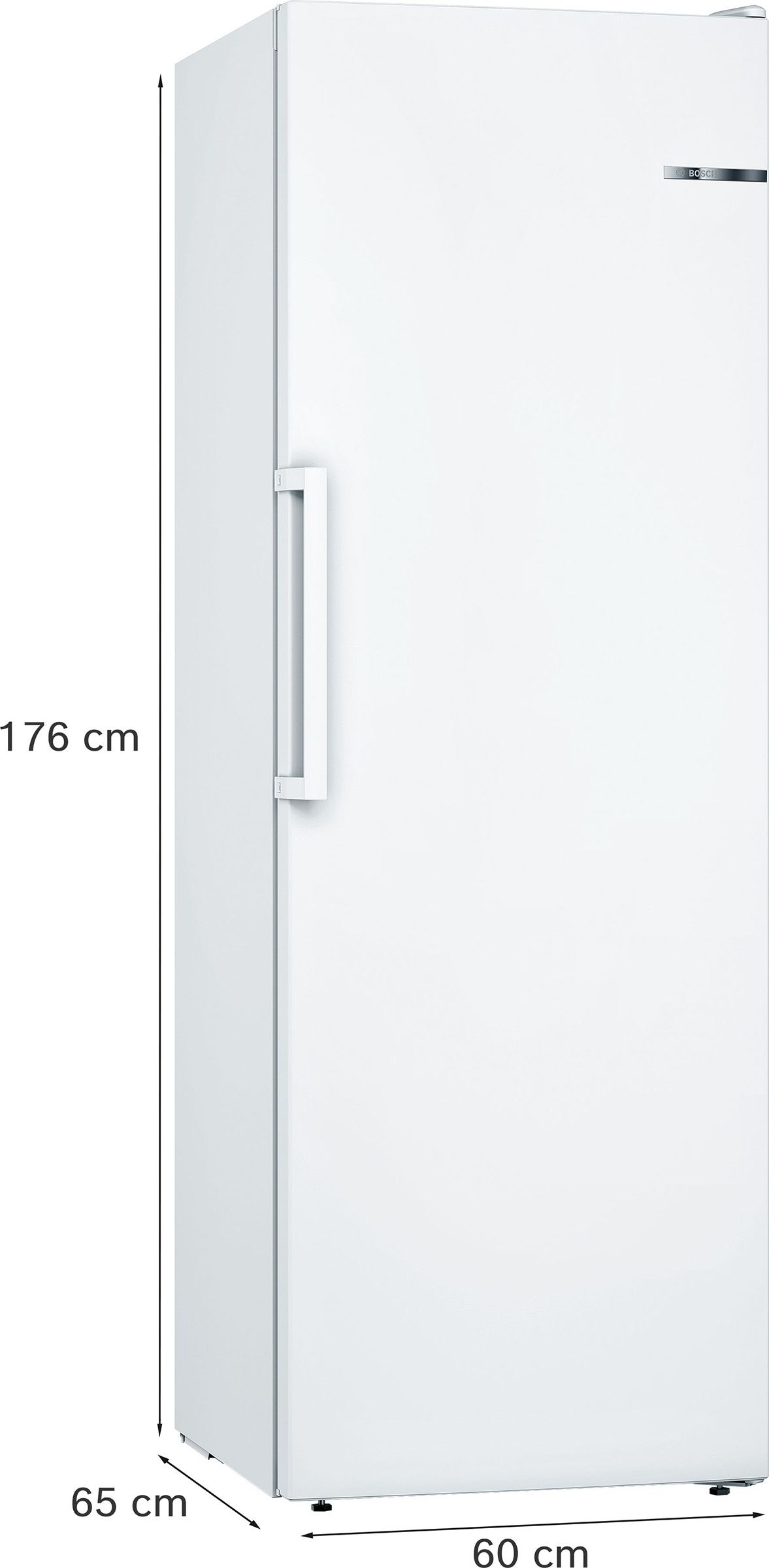 Congélateur armoire BOSCH 225L No Frost Blanc - GSN33FWEV