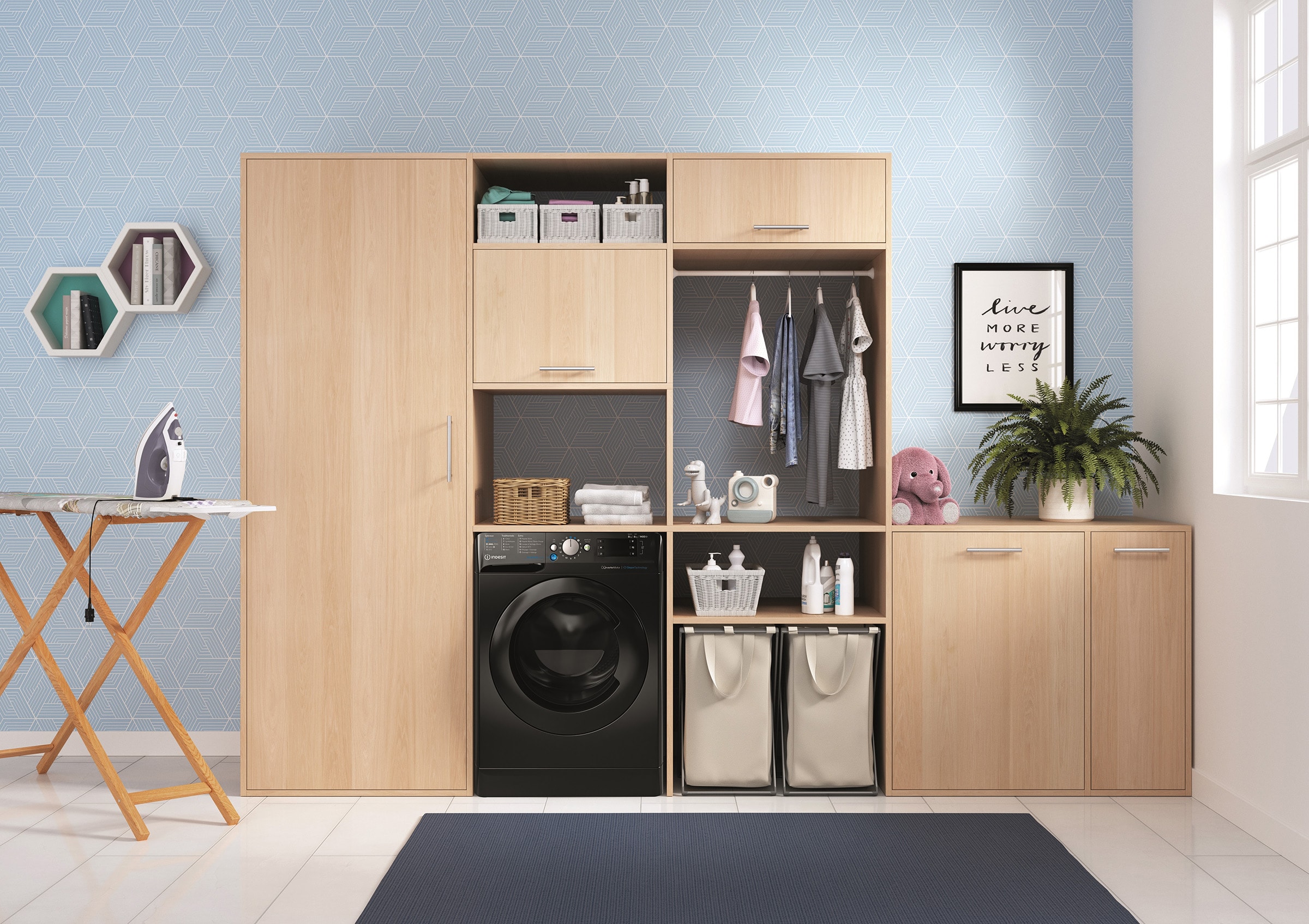 Lave linge sechant Frontal INDESIT - BDE86435BKVFR Lave linge sechant Frontal INDESIT - BDE86435BKVFR