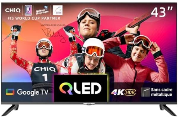 CHIQ TV QLED 4K 108 cm Smart TV 43" - U43QM8V