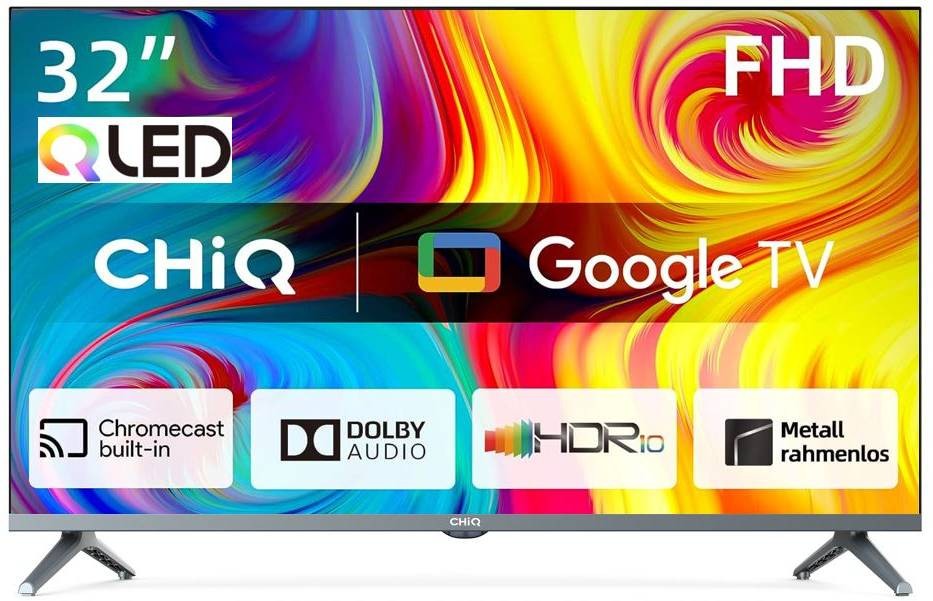 TV QLED Full HD 80 cm CHIQ Smart TV 32" - L32QM8T TV QLED Full HD 80 cm CHIQ Smart TV 32" - L32QM8T